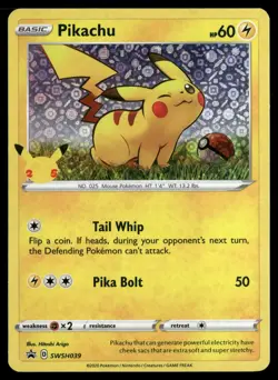 Pikachu - (General Mills) SWSH039 Miscellaneous Cards & Products Pokemon TCG - Image 1