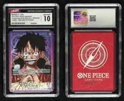 2023 One Piece Card Game Awakening of the New Era Japanese Monkey D Luffy CGC 10 - Image 3
