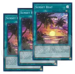 Yugioh - Sunset Beat x 3 - 1st Edition - Super Rare NM - Free Holographic Card - Image 1