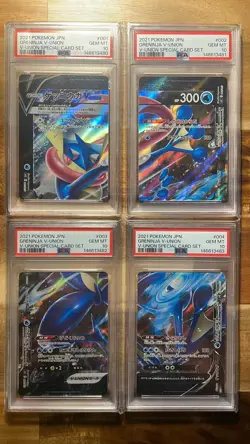 PSA10 2021 SEQUENTIAL Greninja V-Union Special Card Set Japanese Pokemon Card - Image 1