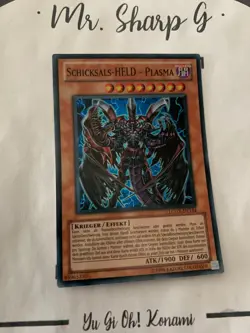 SCHICHSALS-HELD - PLASMA - LCGX-DE134 DE Yu Gi Oh! CARD SUPER RARE HOLO KONAMI - Image 2