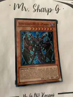 SCHICHSALS-HELD - PLASMA - LCGX-DE134 DE Yu Gi Oh! CARD SUPER RARE HOLO KONAMI - Image 3