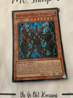 SCHICHSALS-HELD - PLASMA - LCGX-DE134 DE Yu Gi Oh! CARD SUPER RARE HOLO KONAMI - Image 5