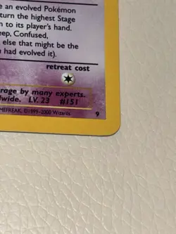 Pokemon Mew Promo Holo Card 09/53 Wotc Promo 2000 TCG SWIRL🌀 - Image 5