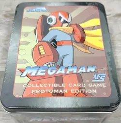 Mega Man Collectible Card Game Protoman Edition Tin 2010 Jasco Games - Sealed - Image 1