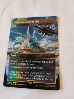MTG Store Championship Foil Promo Bhujerba, Floating City - City of Brass (NM) - Image 1