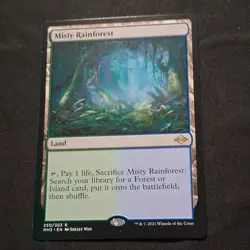Misty Rainforest x 1 - MTG - NM+ - Modern Horizons 2 - Pack Fresh & Never Played - Image 1
