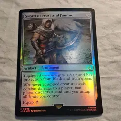 Sword of Feast and Famine (Foil) x 1 - MTG - ACR - 0099 - NM+ - Never Played! - Image 1