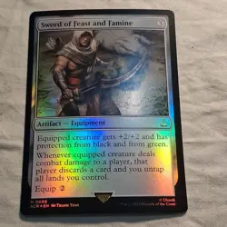 Sword of Feast and Famine (Foil) x 1 - MTG - ACR - 0099 - NM+ - Never Played! - Image 2