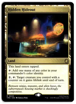 Hidden Hideout FDN 43 Magic: The Gathering R NM - Image 1