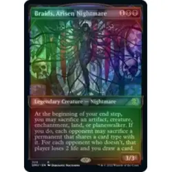 Foil Braids, Arisen Nightmare (showcase)(textured Foil) MTG Dominaria United - Image 1