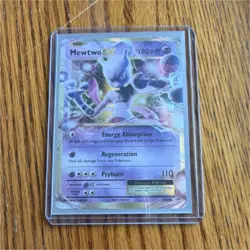 Pokemon TCG Mewtwo EX 52/108 Evolutions Holo Rare EX - Image 1