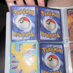 Pokemon TCG M Charizard EX Full Art Holo Lot 4 Cards English Binder Page - Image 2