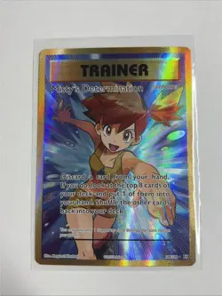 Pokemon TCG Trainer Misty's Determination Full Art Holo Card 108/108 Evolutions - Image 1