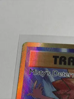 Pokemon TCG Trainer Misty's Determination Full Art Holo Card 108/108 Evolutions - Image 2
