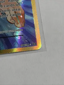 Pokemon TCG Trainer Misty's Determination Full Art Holo Card 108/108 Evolutions - Image 4