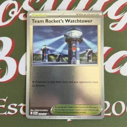 Team Rocket's Watchtower Reverse Holo 210/217 Pokemon Ascended Heroes Pack Fresh - Image 1