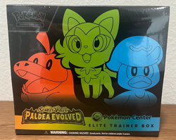 Paldea Evolved Pokemon Center Exclusive Elite Trainer Box Sealed - Image 1