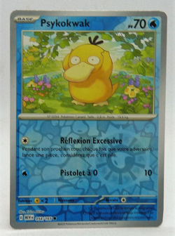 Carte Pokemon Psykokwak 054/165 Holo Reverse MEW Ecarlate Violet 151 FR NEUF - Image 1