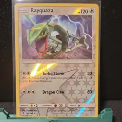 Pokemon Rayquaza 106/145 SM Guardians Rising Reverse Holo Rare Basic 120 HP Eng… - Image 1