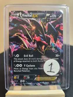 Yveltal EX 79 XY Base Ultra Rare Pokemon TCG Near Mint 1 - Image 2