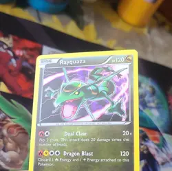 Pokemon Rayquaza XY141 XY Promo Holo Basic Dragon 120 HP 2016 - Image 2