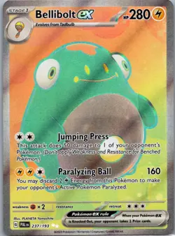 Bellibolt ex 237/193 Ultra Rare Paldea Evolved Pokemon Holo Near Mint - Image 1