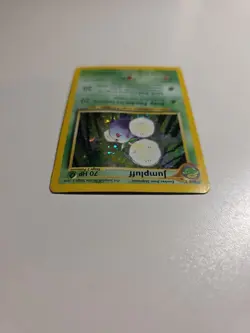 Pokemon TCG Jumpluff 7/111 Holo Rare Neo Genesis WOTC 2000 MP w/ SWIRL Vintage - Image 4