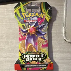 Pokemon Mega Evolution Perfect Order Booster Pack EN - Various Pack Art - Image 1