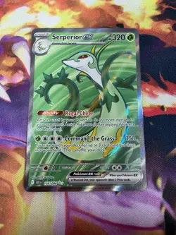 Pokemon TCG Serperior EX 156/086 Black Bolt Ultra Rare S&V NM - Image 1