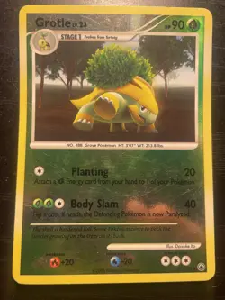 Grotle 37/100 Uncommon Reverse Holo Pokemon Diamond & Pearl - Image 1