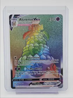 ALCREMIE VMAX 2021 POKEMON SWSH SHINING FATES SECRET RARE F 073/072 Q1048 - Image 1