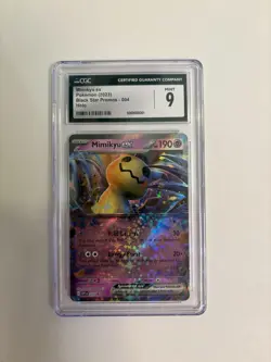 2023 Pokemon Mimikyu Ex - Black Star Promo (004) - CGC 9 Mint - Image 2