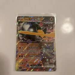 Pokemon TCG IRON BOULDER ex 99/162 TEMPORAL FORCES DOUBLE RARE NM/Mint - Image 1