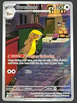 Gumshoos 153/132 Illustration Rare Mega Evolution Pokemon Near Mint - Image 1