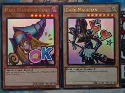 Yugioh - Dark Magician Girl RA05-EN084 + Dark Magician RA05-EN083 Ultra Rare - Image 1