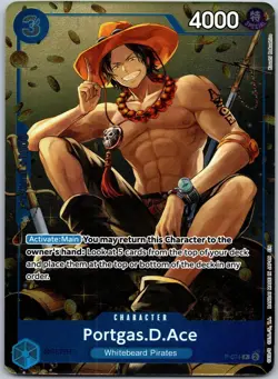Portgas.D.Ace P-074 Tin Pack Set Vol. 2 Promo One Piece Promotion Cards NM - Image 1