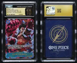 2025 One Piece A Fist of Divine Speed Japanese SEC Alt Art Monkey D Luffy CGC 10 - Image 3