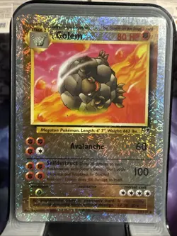 Pokemon Card - Golem 24/110 Legendary Collection Reverse Holo - Image 1