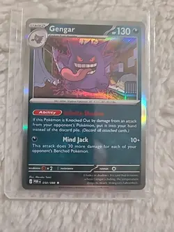 Gengar 050/088 Perfect Order Reverse Holo English Rare Pokemon Card - Image 1