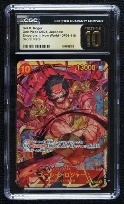 2024 One Piece Card Game: Emperors in the New World Japanese Gol D Roger CGC 10 - Image 1