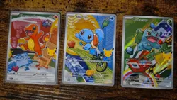 Pokemon First Partner Illustration Collection Series 1 Promos Set 3 Cards Kanto - Image 1