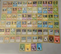 Base Set Jungle Fossil Common Uncommon Complete NM DMG 134 Card Lot Pokemon WOTC - Image 2