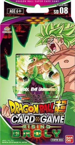Dragon Ball Super Card Game - Rising Broly Starter Deck (DBS-SD08) - Image 1