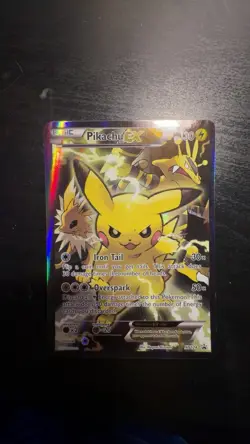 Pikachu EX XY124 Full Art Holo Black Star Promo 130 HP Pokemon Card PSA $5,000+ - Image 1
