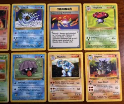 Pokemon Base Set 10 Card Lot - Magmar, Golduck, Vileplume, Kabuto, Exeggutor - Image 3