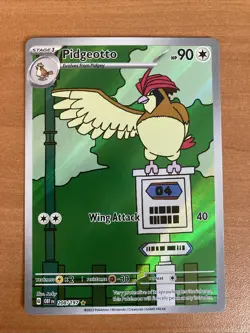 Pidgeot 225 Special Illustration Rare Pidgey 207 Pidgeotto 208 TCG Card Set NM - Image 4