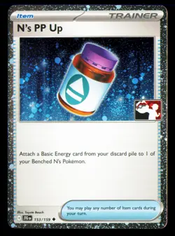 N's PP Up Holo Uncommon Prize Pack Series Cards 153/159 NM - Image 1