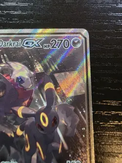 Umbreon & Darkrai GX SM241 Sun & Moon TAG TEAM GX Black Star Promo Holo Card - Image 3