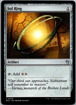 Sol Ring () U Commander: Aetherdrift 56 LP - Image 1